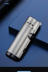 JOBON 4-Torch Jet Windproof Inflatable Lighter – Metal Flint Grinding Wheel Gas Lighter