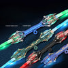 Premium Rotating Seven-Colour Light Sword — Scalable Cosplay Lightsaber Toy for Kids & Adults