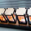 Luxury Nixie Glow Tube Clock – Wood DIY RGB Digital Desk Clock