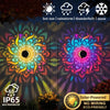 Solar Mandala Wall Lamp – Waterproof LED Fence Light for Garden & Courtyard