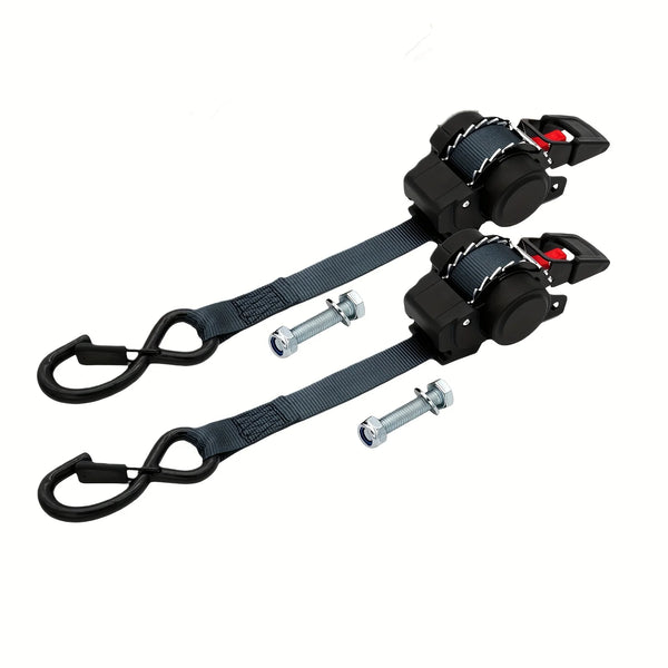 Automatic Retractable Ratchet Tie-Down Strap – Self-Tensioning Cargo & Luggage Securing Belt