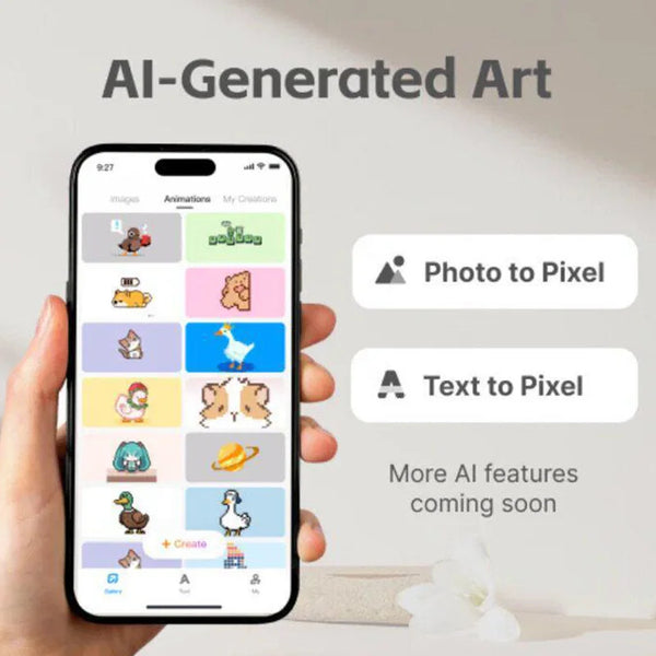 PixelMug Smart Pixel Display Mug – AI Custom Animated Ceramic Cup