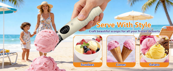 USB Rechargeable Heated Ice Cream Scoop