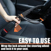 Car Steering Wheel Lock – Universal Anti-Theft Steel Cable Security Device for Cars, SUVs & Trucks