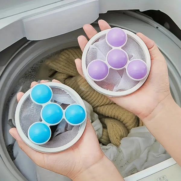 Reusable Laundry Mesh Bag – Pet Hair Remover & Floating Lint Catcher for Washing Machines