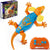 Remote Control Wall Climbing Gecko Toy with LED Eyes & Rechargeable Battery