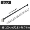 Adjustable Stainless Steel Shower Curtain Rod – No-Drill Telescopic Pole