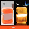 Luminous Quicksand Fluorescent Kerosene Lighter – Windproof Transparent Shell Creative Smoking Accessory Gift