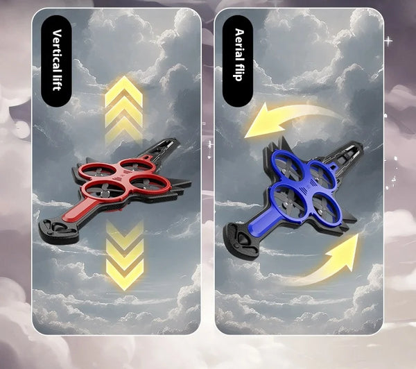 Hand-Gesture Controlled Flying Sword Toy Drone – Sword-Shaped RC Airplane with 360° Flip