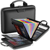 Hard-Shell Fireproof Document Box with Lock – Portable Secure Organizer for Home, Office & Travel