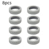 Suitcase Wheel Protection Covers – Silent Rubber Luggage Caster Covers - (8PCS )