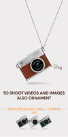 Retro Mini Digital Camera – 1080P Full-HD Video Recorder with LED Fill Light and 0.96" IPS Screen