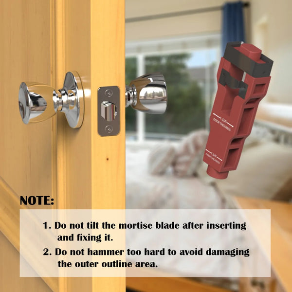 Professional Door Latch Mortise Installation Kit