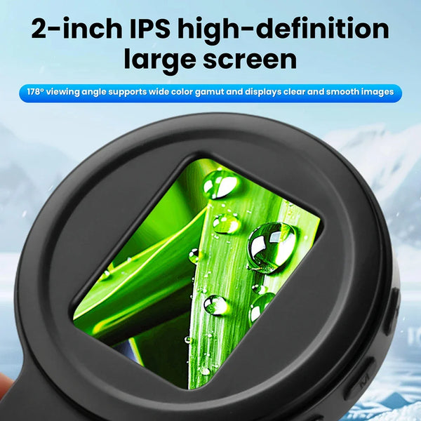 Handheld Digital Microscope with 100X Magnification and 2-Inch IPS Screen
