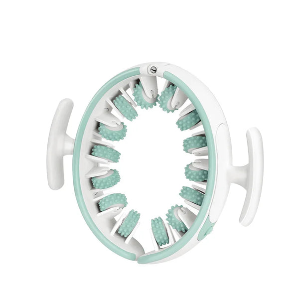 Ring Leg Massager Massage Roller with Detachable Handles for Full Body Relaxation