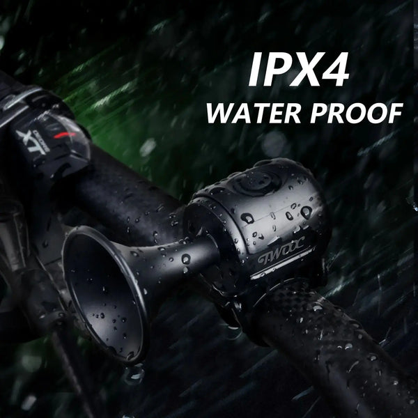 120dB Electronic Bicycle Horn – IPX4 Waterproof Bike Warning Horn