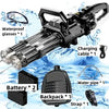 Electric Gatling Water Cannon – Dual Tube Rotating High-Pressure Water Gun with 3000ML Tank
