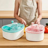Fruit & Vegetable Washer with Rotating Vortex Spinner & Drain Basket