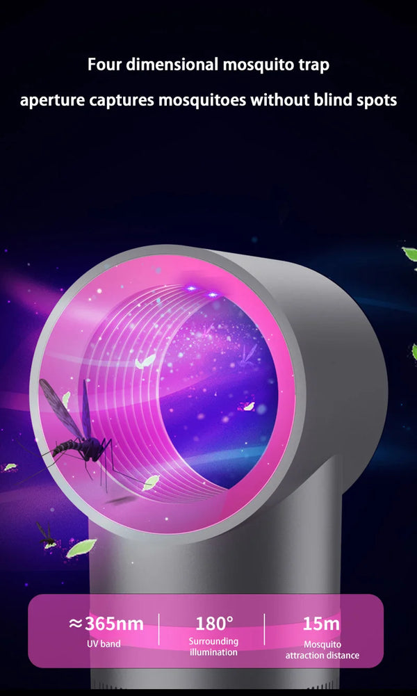 UV Mosquito Killer Lamp – Silent USB Bug Zapper for Indoor Use