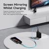 Wireless USB-C HDMI Transmitter & Receiver Kit – Plug-and-Play Screen Mirroring Adapter
