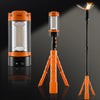 LED Work Light with Tripod Stand – Rechargeable Waterproof Camping Lantern with 4 Modes & Power Bank Function