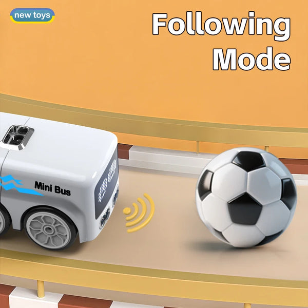 Intelligent Gesture Sensing Remote Control Cartoon Car with Auto-Follow, Obstacle Avoidance & LED Animation