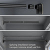 Adjustable Stainless Steel Shower Curtain Rod – No-Drill Telescopic Pole