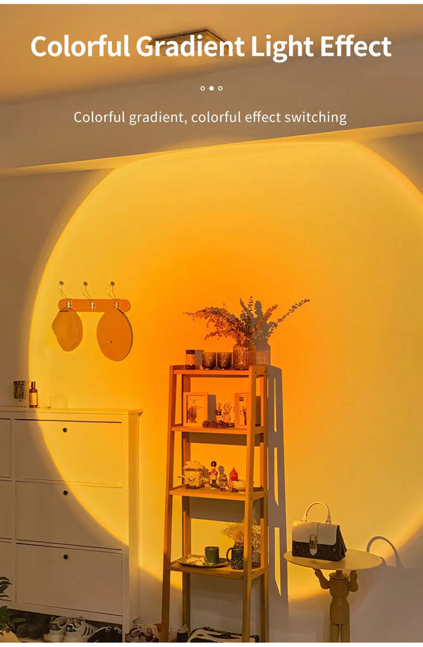 LED Motion Sensor Night Light – RGB Color Changing Wireless Magnetic Rechargeable Wall Lamp