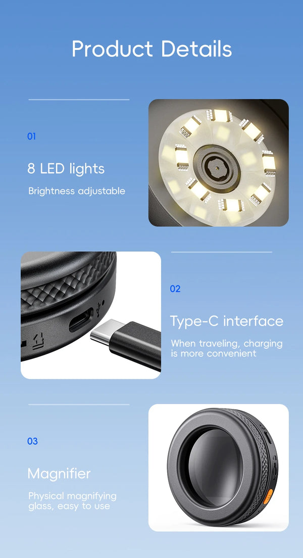 500X Autofocus Digital Microscope with 2-Inch IPS Screen