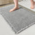 Microfiber Waffle Bath Mat – Absorbent Non-Slip Tassel Bathroom Rug
