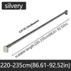 Adjustable Stainless Steel Shower Curtain Rod – No-Drill Telescopic Pole