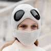 Windproof Warm Mask with Integrated Ear Protection & Glasses Cover for Children and Adults