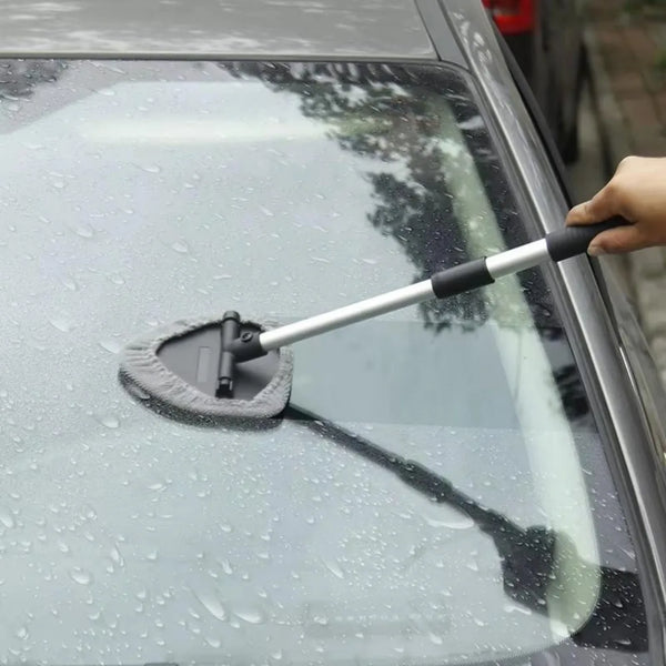 Telescopic Car Windshield Cleaning Brush – Microfiber Window & Glass Cleaner