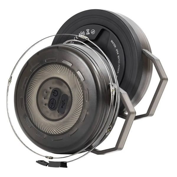 LED Tent Light Strip – Hand Crank Portable Canopy Light with 10M Storage Reel