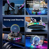 Smart Clamping Car Phone Mount with RGB Light & 360° Rotation