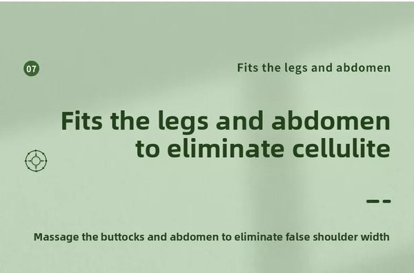 Ring Leg Massager Massage Roller with Detachable Handles for Full Body Relaxation