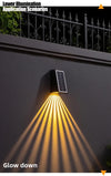 Solar Wall Washing Lamp – Outdoor Waterproof Courtyard Spotlight & Landscape Wall Decoration Light