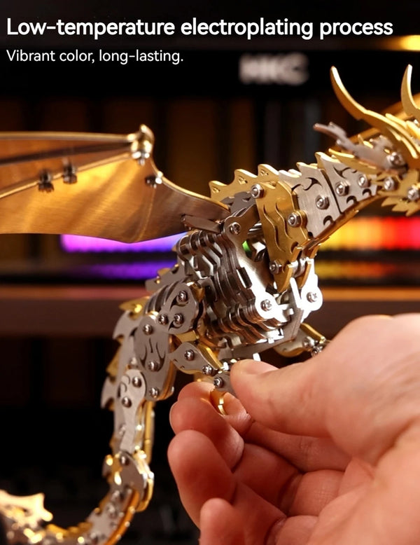 DIY Assembly 3D Metal Mechanical Model Kit – Scorpion, Cheetah, Wasp, Falcon, Pterosaur & Phoenix