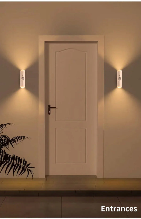 LED Motion Sensor Night Light – RGB Color Changing Wireless Magnetic Rechargeable Wall Lamp