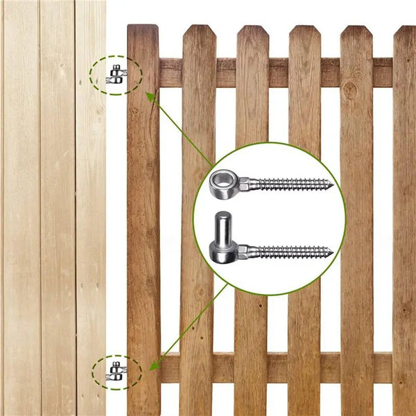 Stainless Steel Wood Gate Bolt – Rust-Resistant Farm Fence Hardware