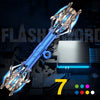 Premium Rotating Seven-Colour Light Sword — Scalable Cosplay Lightsaber Toy for Kids & Adults
