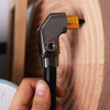 90° Right Angle Drill Adapter – 6.35mm Hex Bit Extension for Tight Spaces