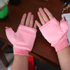 USB Rechargeable Heated Fingerless Gloves – 360° Electric Hand Warmers with Temperature Control