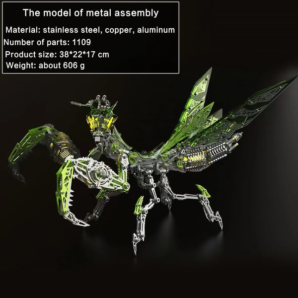 DIY Assembly 3D Metal Mechanical Model Kit – Scorpion, Cheetah, Wasp, Falcon, Pterosaur & Phoenix