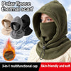 Fleece Balaclava Winter Hat – Windproof Hooded Face Mask for Cycling