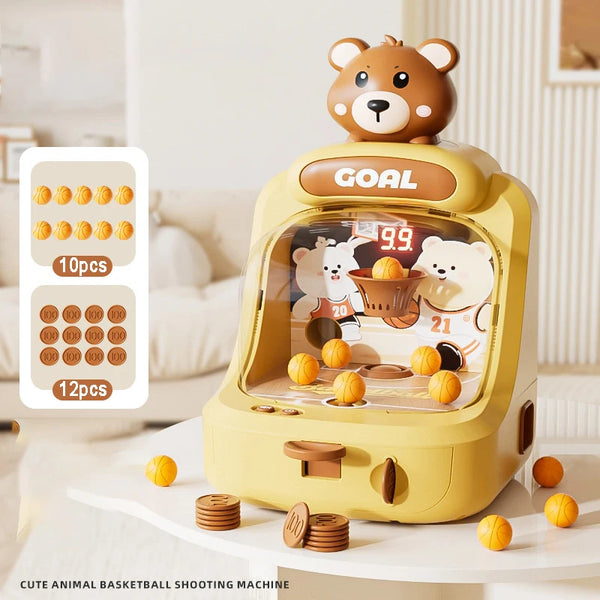 Kids Pinball Basketball Shooting Game – Electronic Scoring Arcade Board Toy