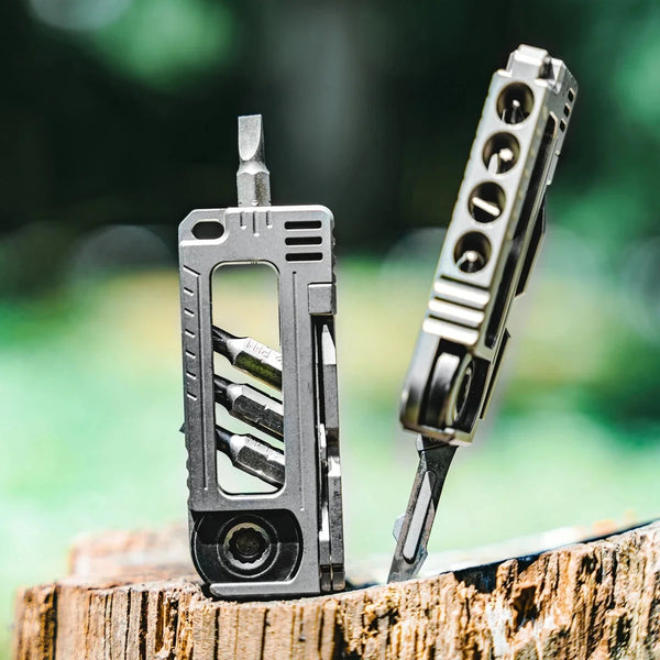 EDC Titanium Alloy Mini Spanner Wrench Multi-Tool – Portable Adjustable Repair Tool
