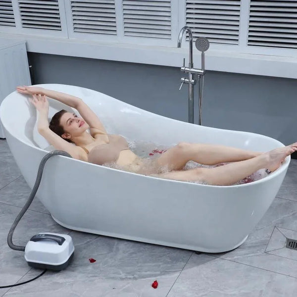 Home Surf Massage Bath Mat – Full Body SPA Hydrotherapy Bubble Machine (110V/220V)