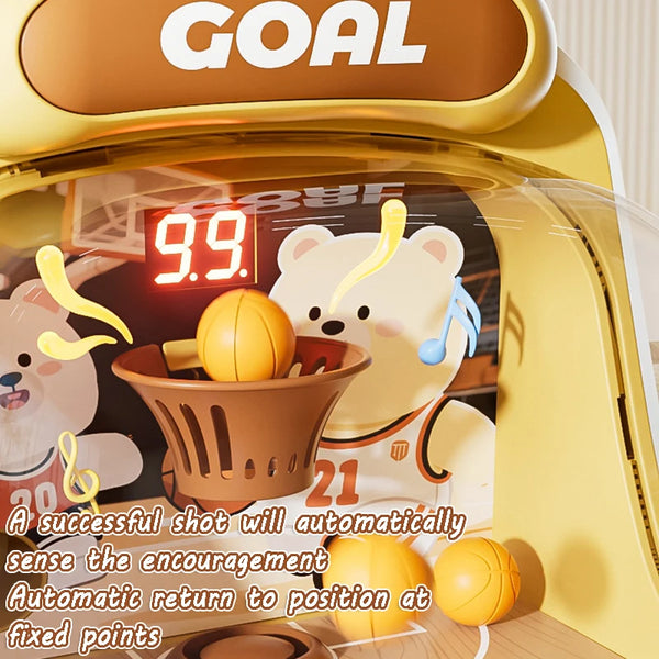 Kids Pinball Basketball Shooting Game – Electronic Scoring Arcade Board Toy