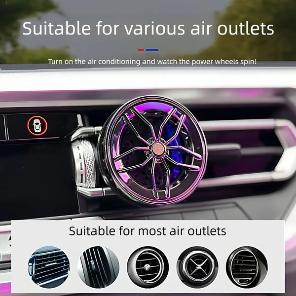 Rotating Magnetic Car Aroma Diffuser – Gyroscope Air Freshener & Dashboard Decoration